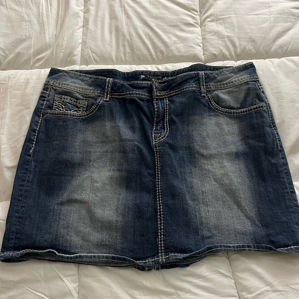 Vigoss mini denim skirt